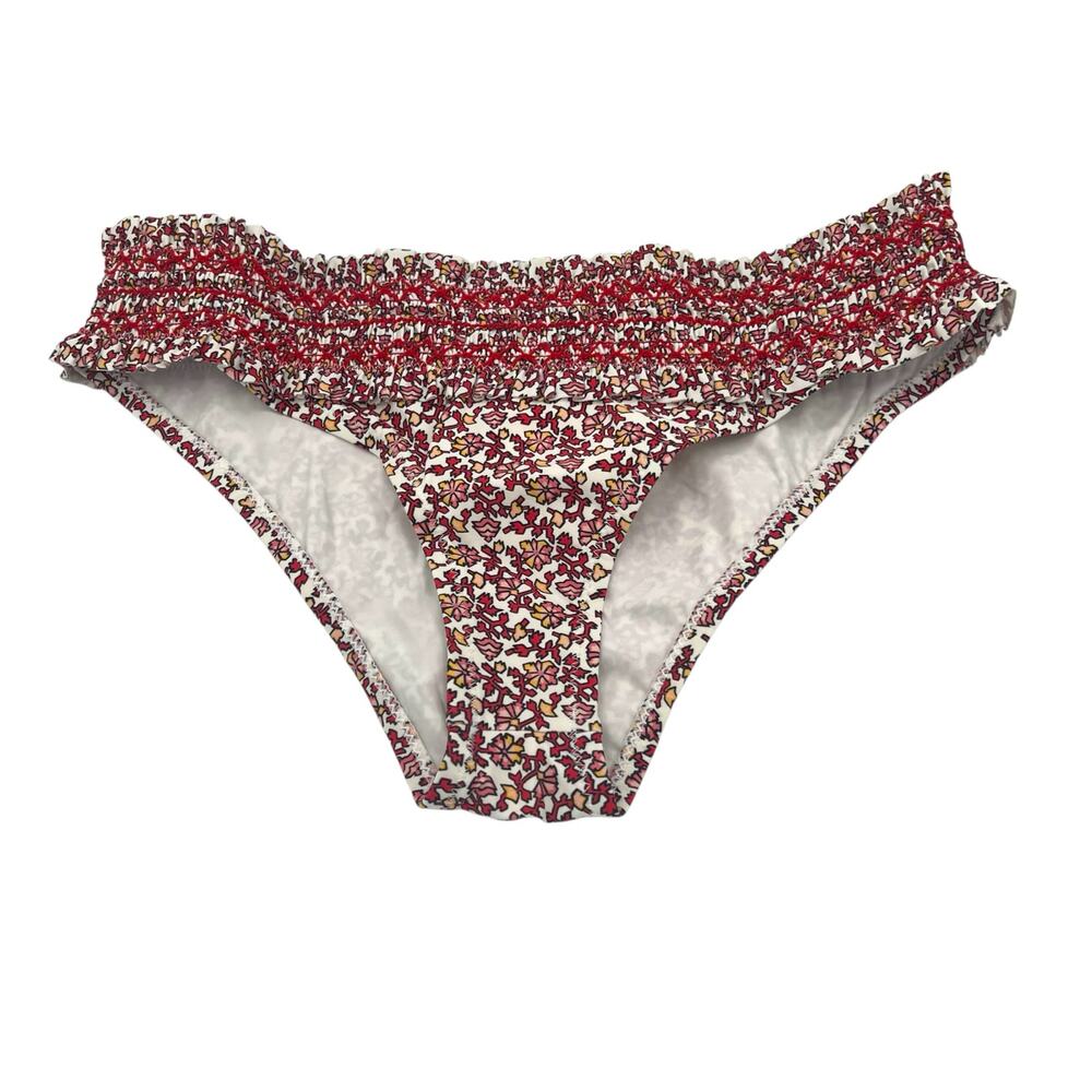 Tory Burch Wild Pansy Mini Costa Hipster Bikini Bottom Floral XS NWT